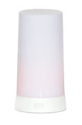 Set of Two White Flameless Pillar Candle  Warm Home View