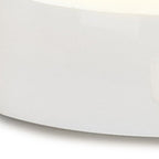 Set of Two White Flameless Pillar Candles  Warm Home View