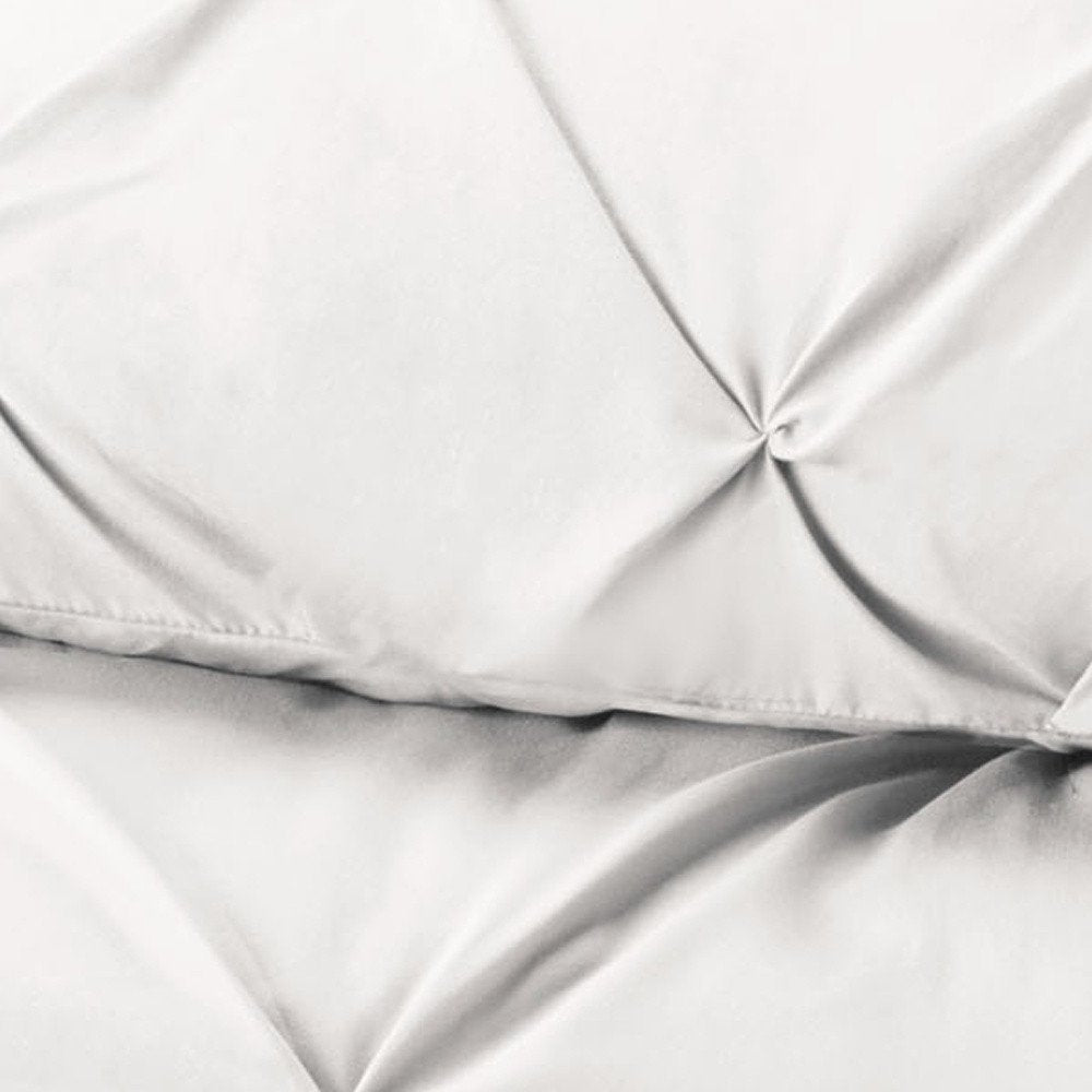 White Twin Microfiber Washable Microfiber Down Alternative Comforter  Warm Home View