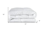 White Queen Microfiber Washable Microfiber Down Alternative Comforter  Warm Home View