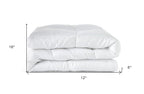 White Queen Microfiber Washable Microfiber Down Alternative Comforter  Warm Home View