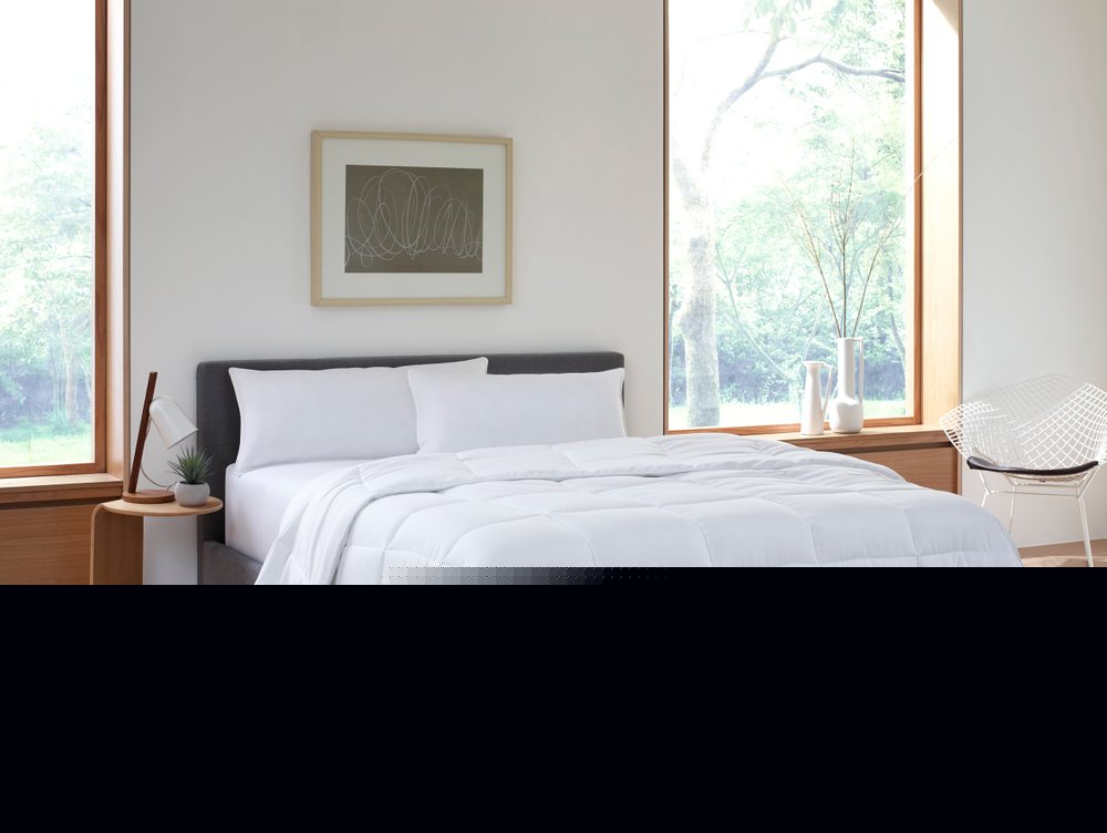 White Twin Microfiber Washable Microfiber Down Alternative Comforter  Warm Home View
