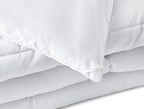 White Twin Microfiber Washable Microfiber Down Alternative Comforter  Warm Home View