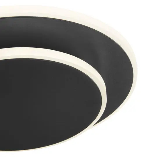 Luna Eclipse Two Circle Multiuse Lamp  // Black  Warm Home View
