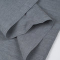 Slate Gray Linen Full Double Flat Sheet  Warm Home View
