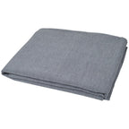 Slate Gray Linen Full Double Flat Sheet  Warm Home View