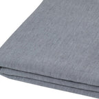 Slate Gray Linen Full Double Flat Sheet  Warm Home View