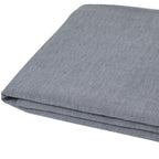 Slate Gray Linen Full Double Flat Sheet  Warm Home View