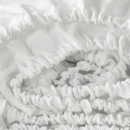 Ivory Linen King Fitted sheet  Warm Home View