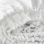 Ivory Linen King Fitted sheet  Warm Home View