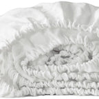 Ivory Linen King Fitted sheet  Warm Home View