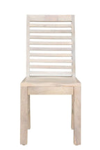 White Wood Ladder Back Dining Side Chairs - Set of 2  Warm Home View