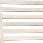 Set of Two White Wood Ladder Back Dining Side Chairs  Warm Home View