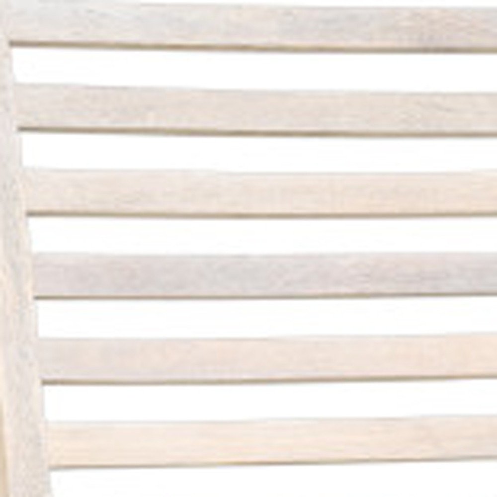Set of Two White Wood Ladder Back Dining Side Chairs  Warm Home View