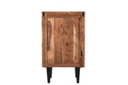 30" Brown Solid Wood Three Drawer Live Edge Filing Cabinet  Warm Home View