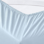 Six Piece Powder Blue Tencel Lyocell King Sheet Set  Warm Home View