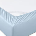 Six Piece Powder Blue Tencel Lyocell King Sheet Set  Warm Home View