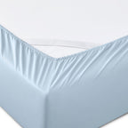 Six Piece Powder Blue Tencel Lyocell King Sheet Set  Warm Home View