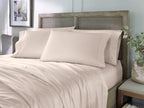 Six Piece Blush Tencel Lyocell King Sheet Set  Warm Home View