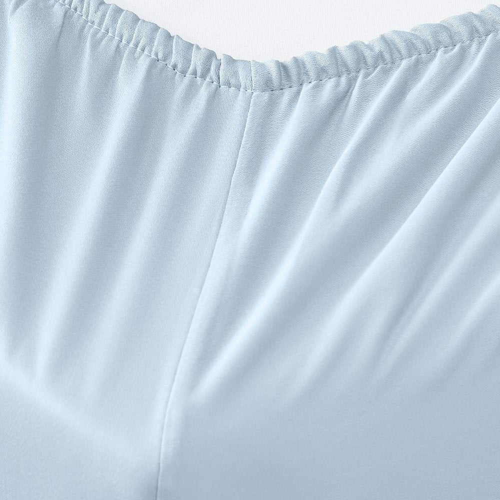 Six Piece Powder Blue Tencel Lyocell Queen Sheet Set  Warm Home View