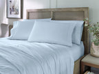 Six Piece Powder Blue Tencel Lyocell Queen Sheet Set  Warm Home View