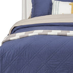 White Solid Wood King Bed Frame  Warm Home View