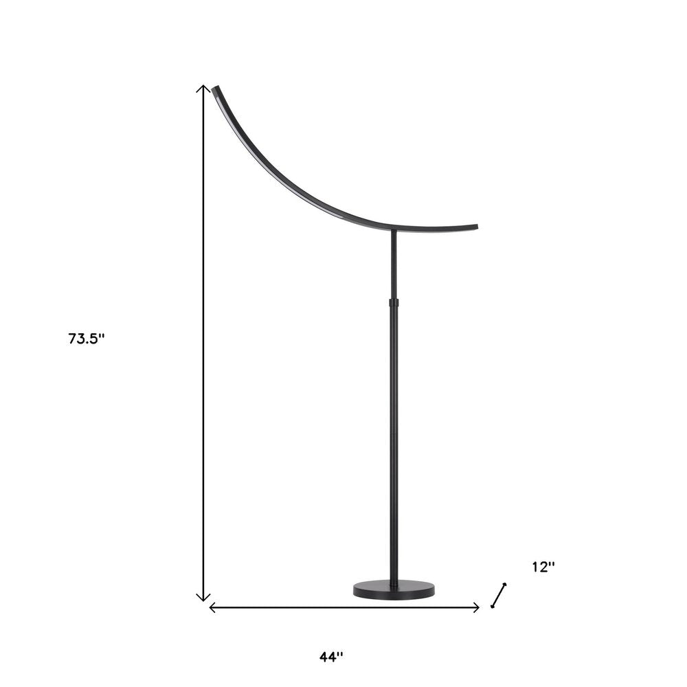 74" Bronze Adjustable Led Traditional Shaped Floor Lamp  Warm Home View