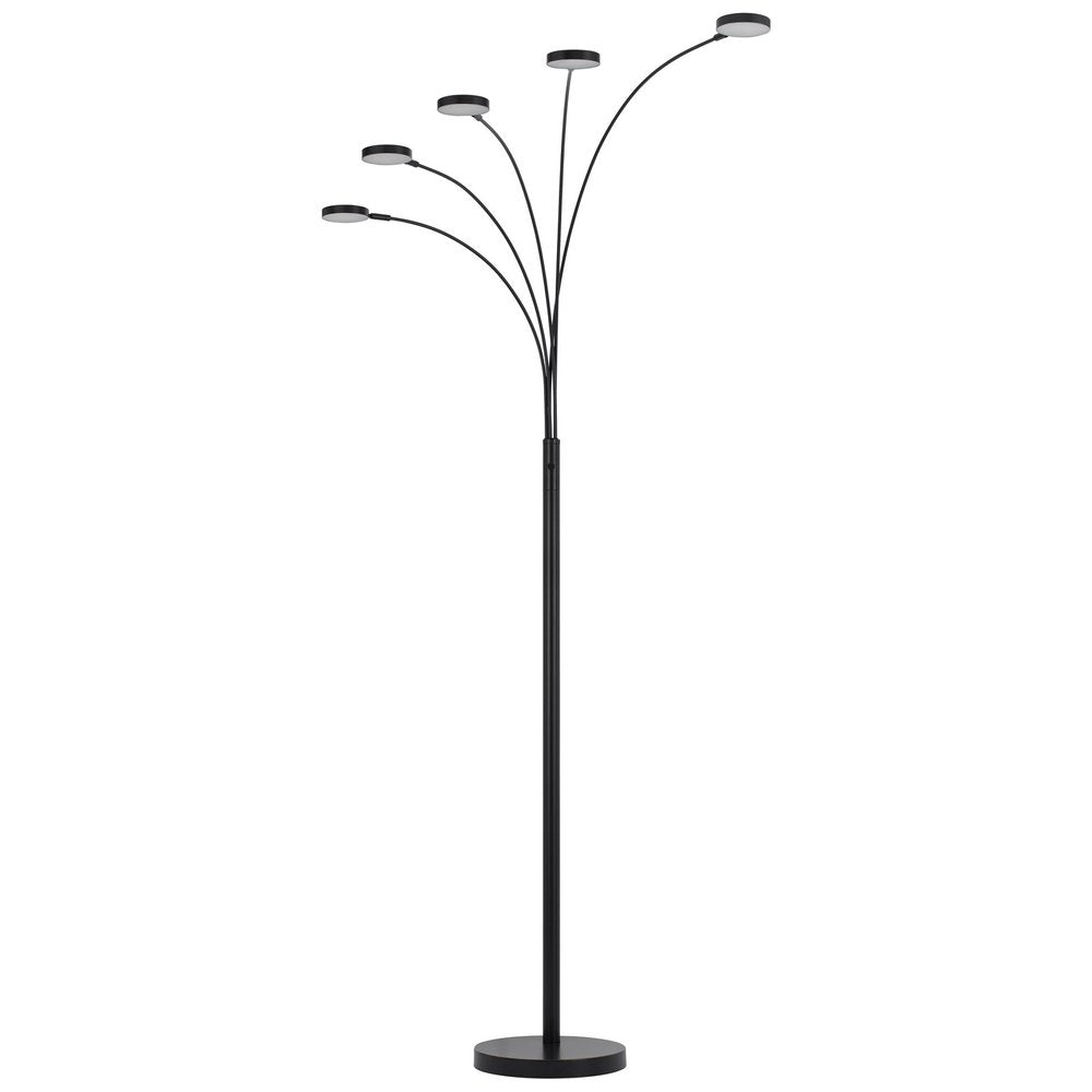 82" Bronze Five Light Led Arc Floor Lamp  Warm Home View