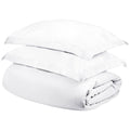 White Queen Cotton Washable Duvet Cover Set With Two Shams  Warm Home View
