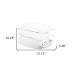 White Queen Cotton Washable Duvet Cover Set  Warm Home View