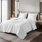 White King Cotton Blend 300 Thread Count Washable Duvet Cover Set  Warm Home View