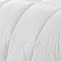 White Twin Fabric Spot Clean Goose Down Down Comforter  Warm Home View