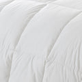 White Twin Fabric Spot Clean Goose Down Down Comforter  Warm Home View