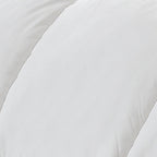 White Twin Fabric Spot Clean Goose Down Down Comforter  Warm Home View