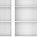 Set of Two White Wood Five Tier Modular Bookcase  Warm Home View