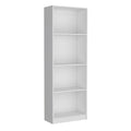 Set of Two White Wood Nine Tier Modular Bookcase  Warm Home View