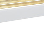 White Solid Wood Queen Bed Frame  Warm Home View