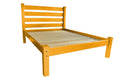 Yellow Solid Wood Twin Bed Frame  Warm Home View