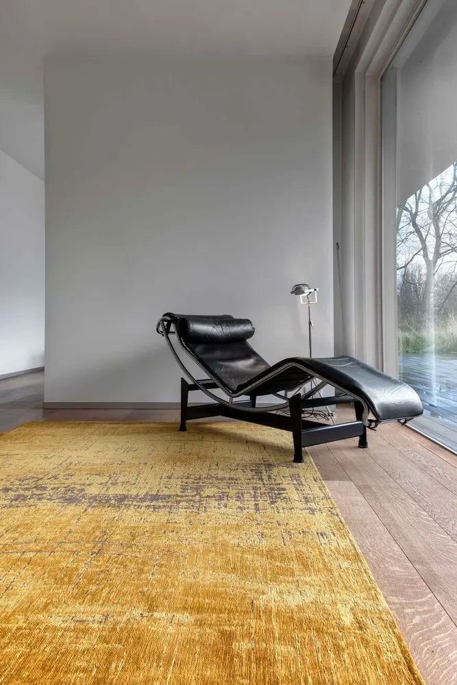 9' X 13' Yellow And Brown Chevron ,Washable, Area Rug  Warm Home View