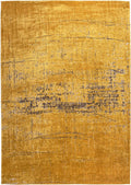 9' X 13' Yellow And Brown Chevron ,Washable, Area Rug  Warm Home View