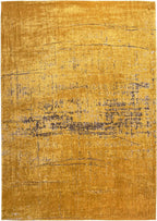 9' X 13' Yellow And Brown Chevron ,Washable, Area Rug  Warm Home View