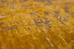 9' X 13' Yellow And Brown Chevron ,Washable, Area Rug  Warm Home View