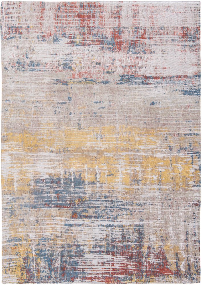 9' X 13' White Abstract Non Skid Area Rug  Warm Home View