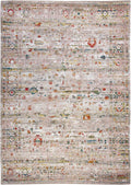 9' X 13' White Oriental Non Skid Area Rug  Warm Home View