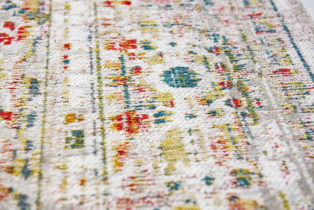 9' X 13' White Oriental Non Skid Area Rug  Warm Home View