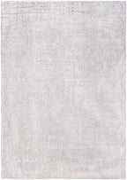 9' X 13' White Abstract Non Skid Area Rug  Warm Home View
