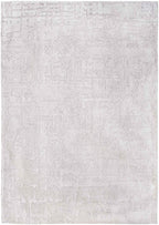 9' X 13' White Abstract Non Skid Area Rug  Warm Home View