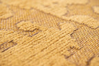 9' X 13' Yellow Abstract Non Skid Area Rug  Warm Home View