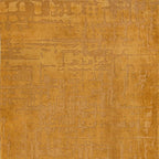 9' X 13' Yellow Abstract Non Skid Area Rug  Warm Home View