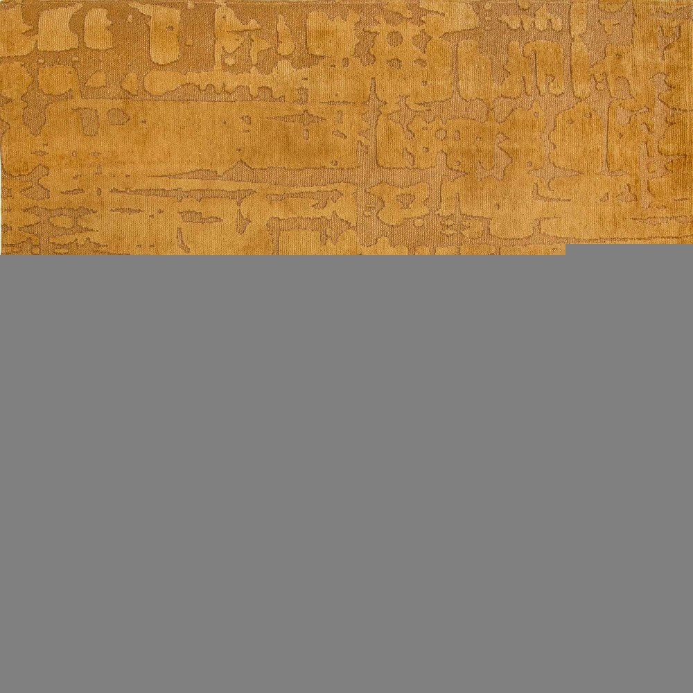 9' X 13' Yellow Abstract Non Skid Area Rug  Warm Home View
